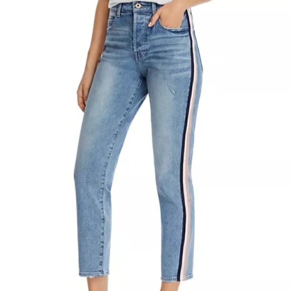 pistola Denim - Pistola Nico High Rise Jean W/ Side Stripes Size 26 Button fly